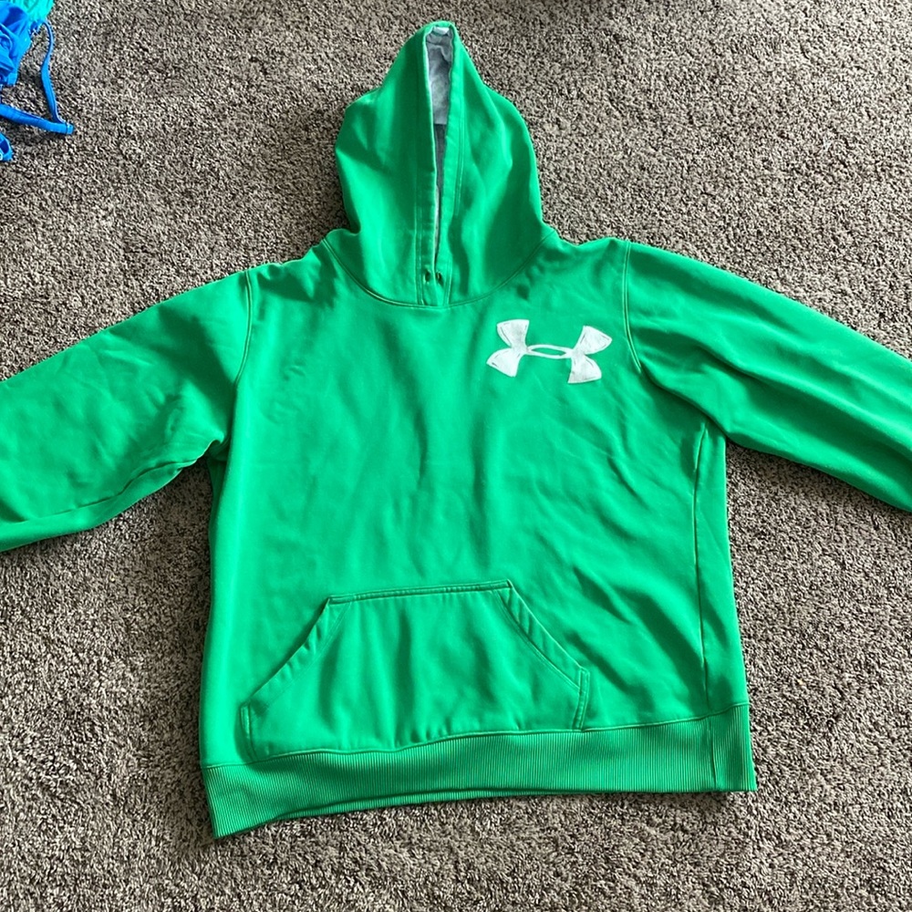 Green Under Armor Hoodie
